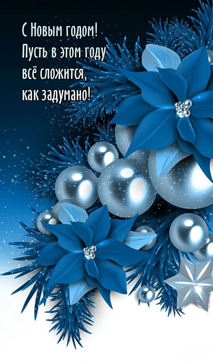 С Новым годом! Пусть в этом году всё сложится, как задумано!