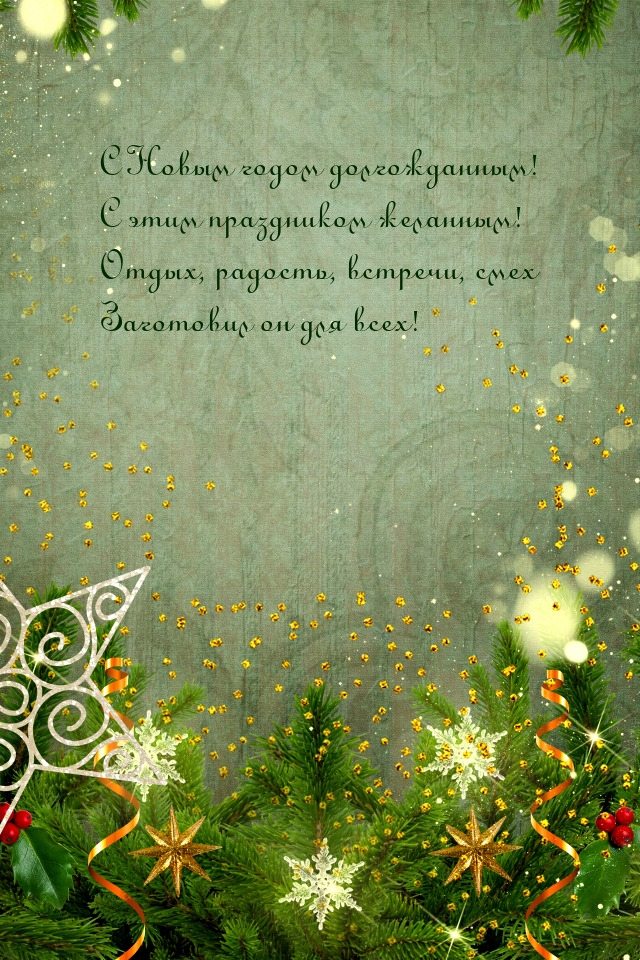 С Новым годом долгожданным! С этим праздником желанным!