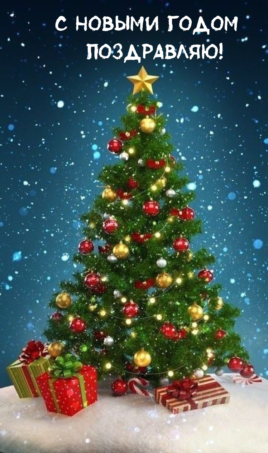 С Новыми Годом поздравляю!