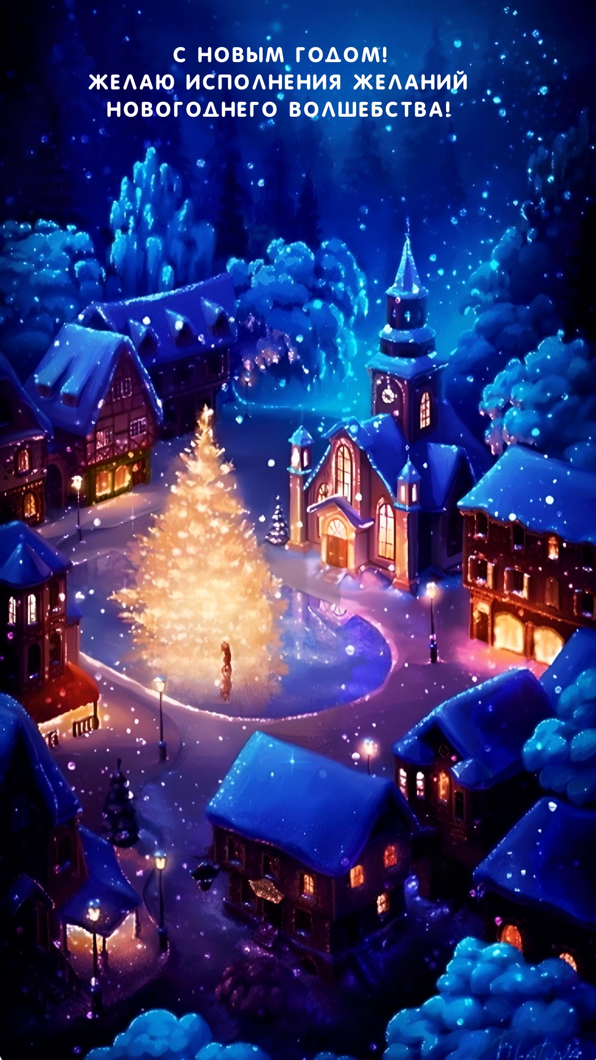 С Новым годом! Желаю исполнения желаний