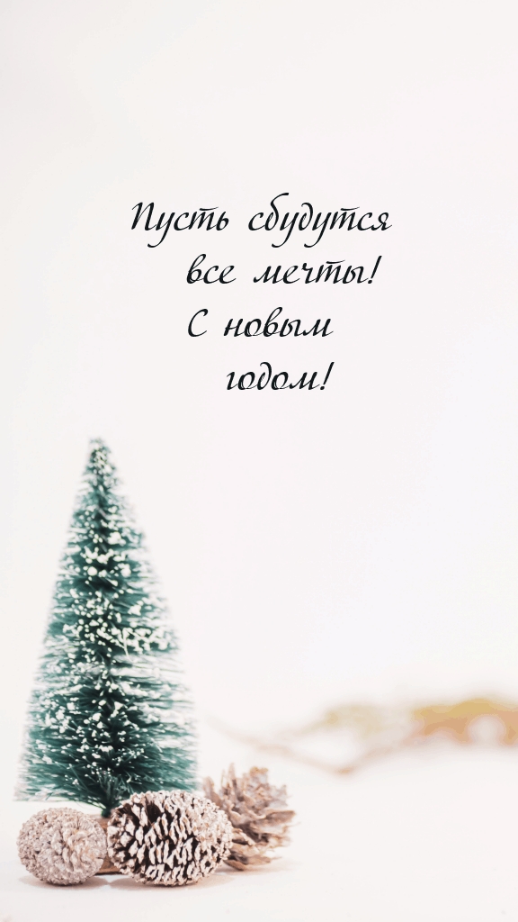 Пусть сбудутся все мечты! С новым годом!