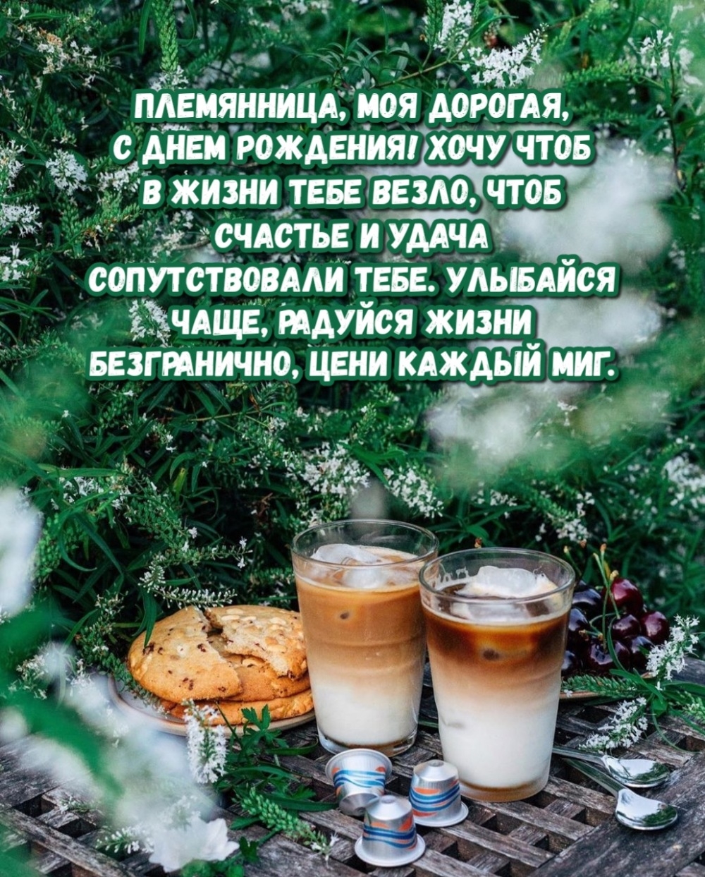 Племянница, моя дорогая, с днем рождения! 