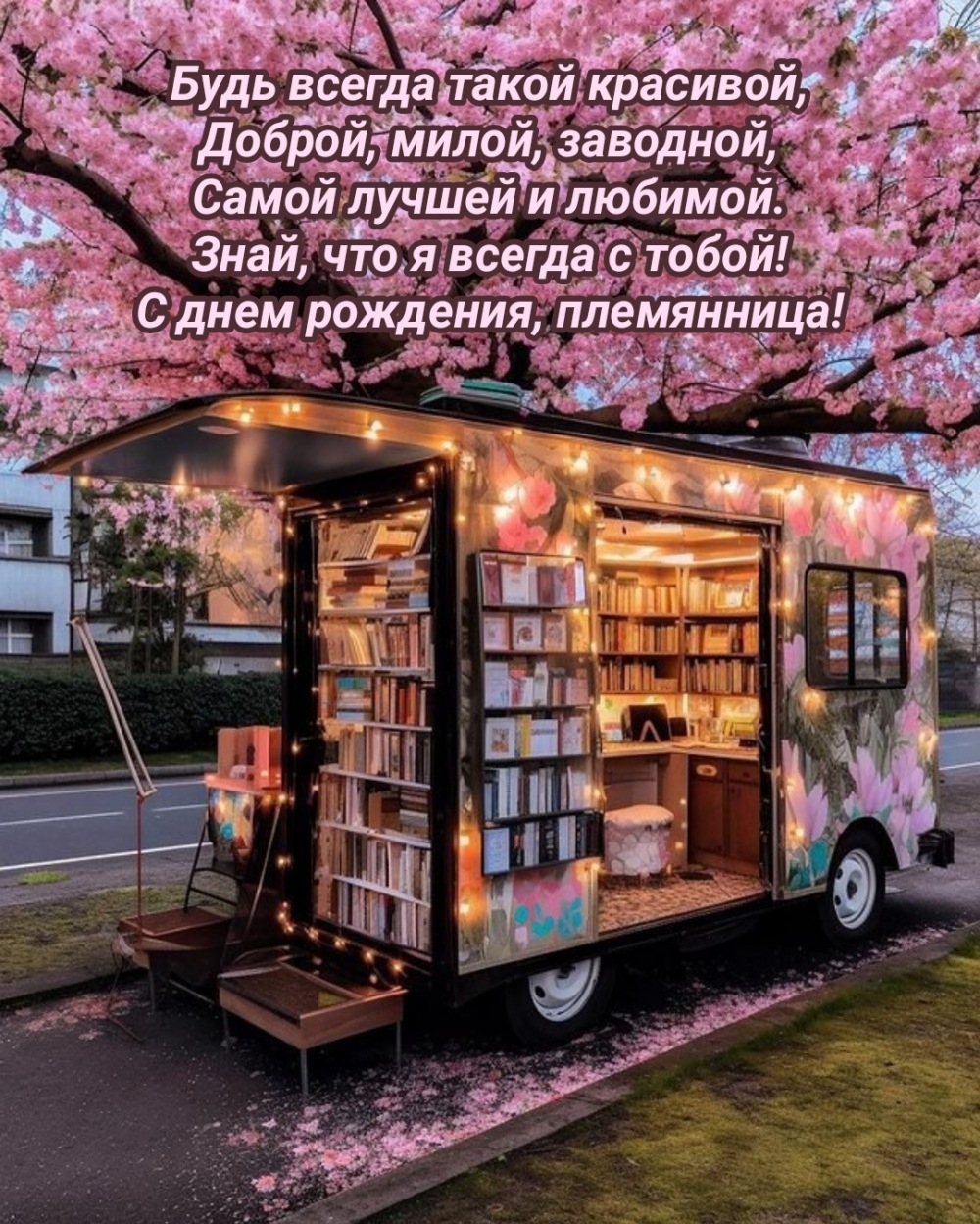 Знай, что я всегда с тобой! С днем рождения, племянница!