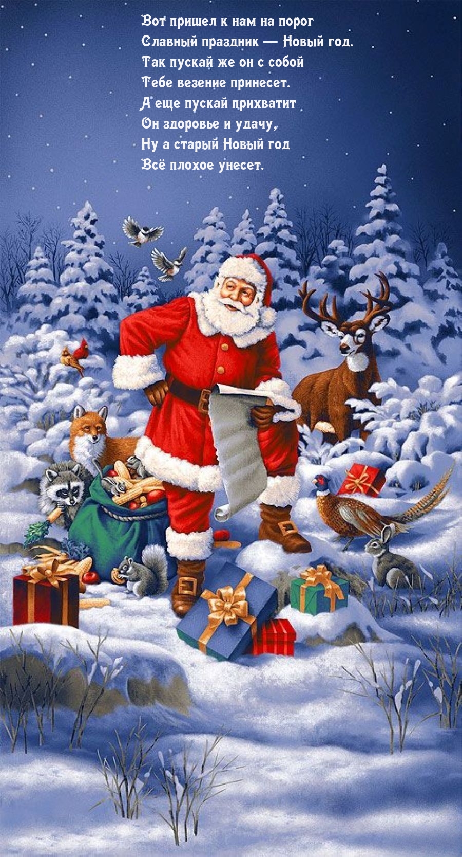 Вот пришел к нам на порог славный праздник — Новый год