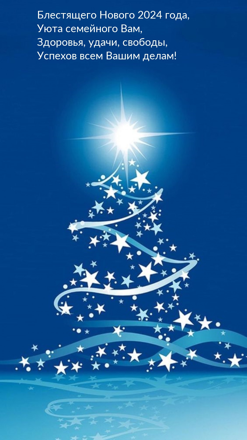 Блестящего Нового 2024 года, уюта семейного Вам