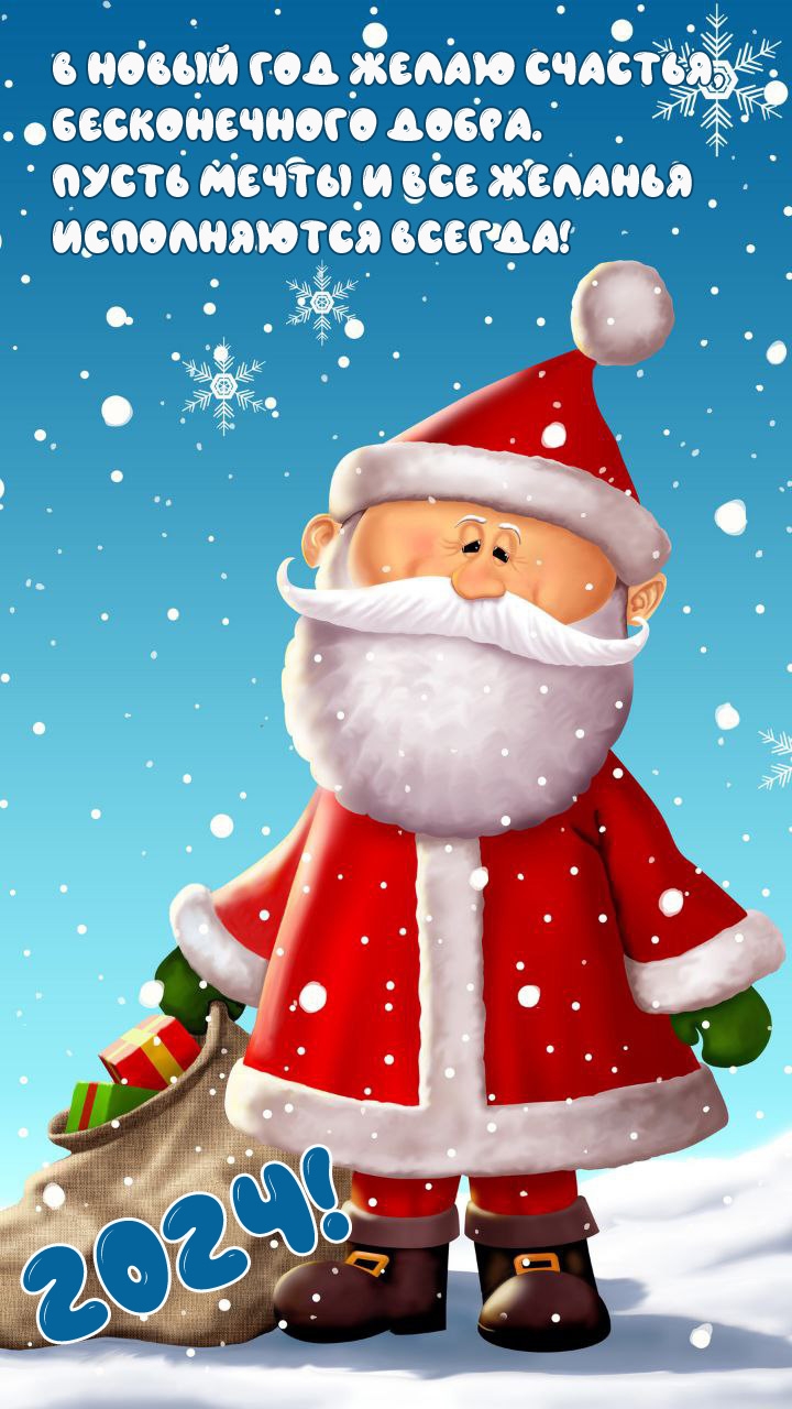 В Новый год желаю счастья, бесконечного добра.
