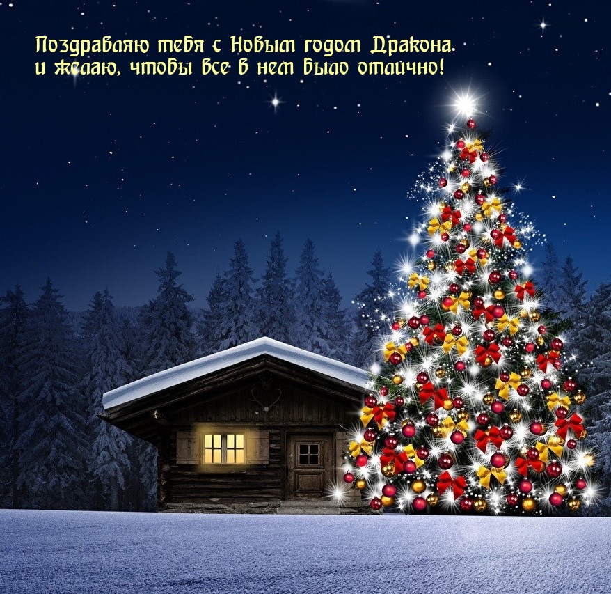 С Новым годом Дракона и желаю, чтобы все в нем было отлично!