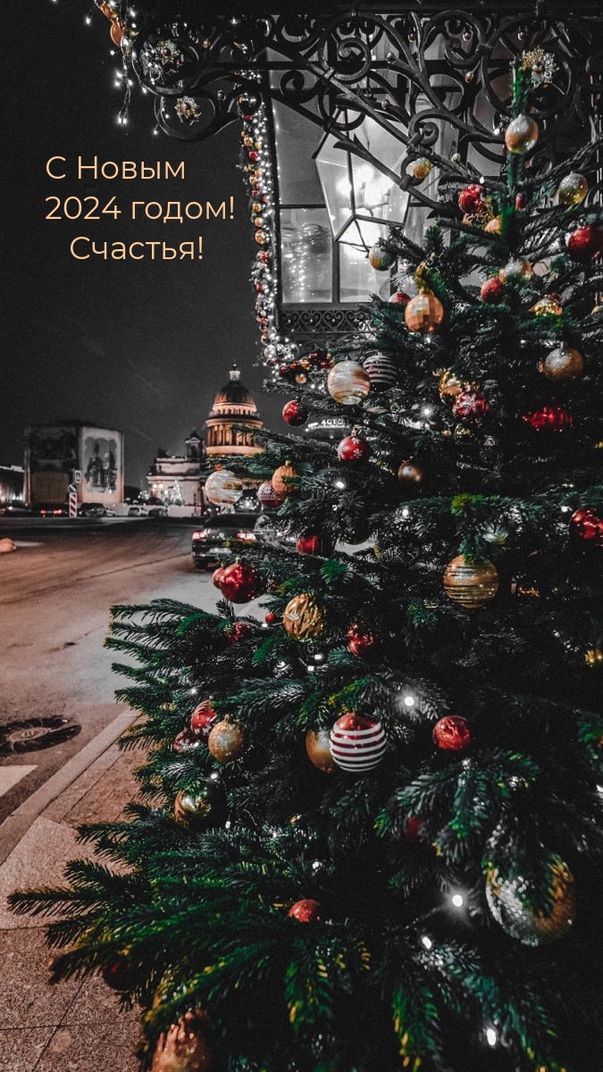 С Новым 2024 годом! Счастья!