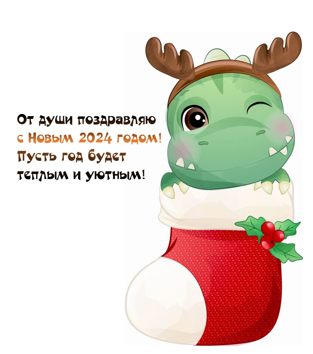 От души поздравляю с Новым 2024 годом! 