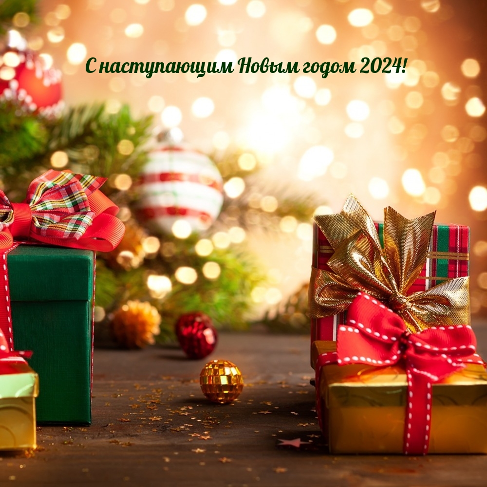 С наступающим Новым годом 2024!