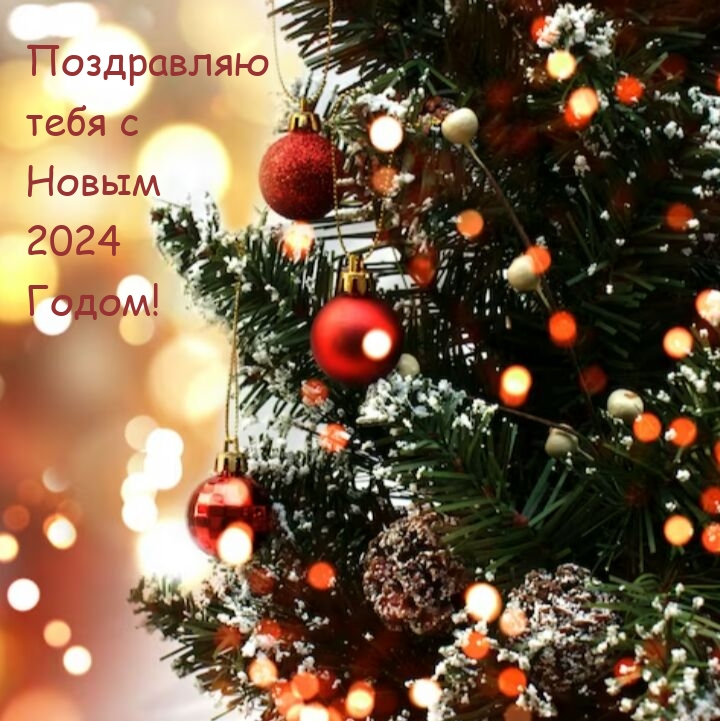 Поздравляю тебя с Новым 2024 Годом!
