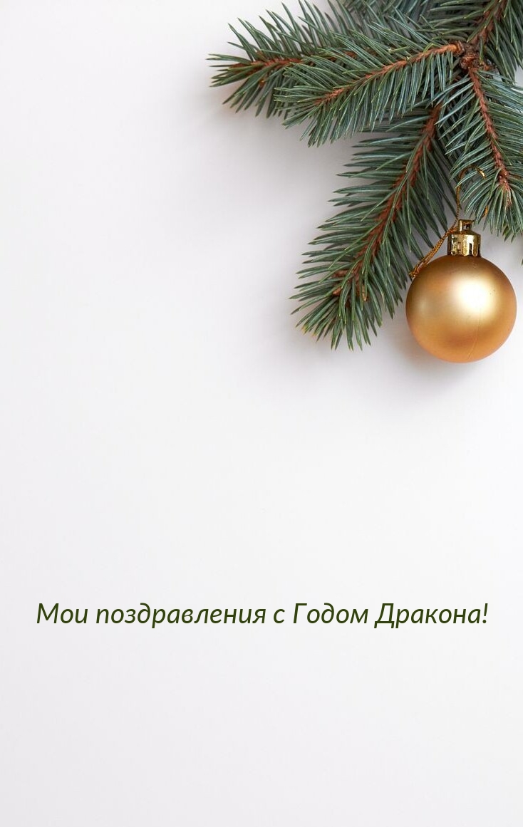 Мои поздравления с Годом Дракона!