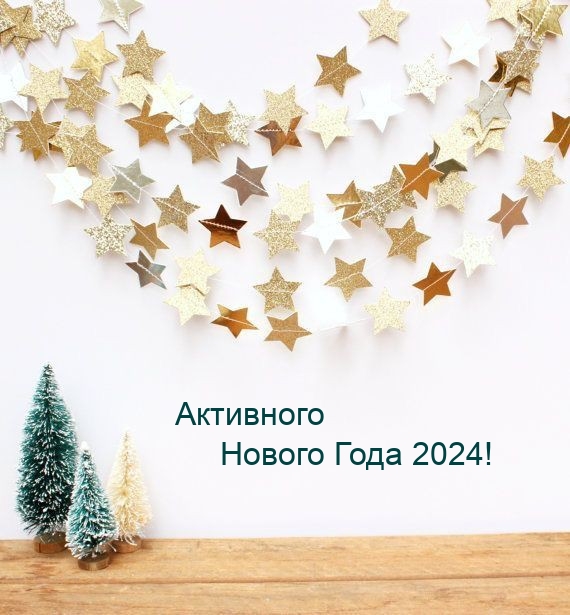 Активного Нового Года 2024!