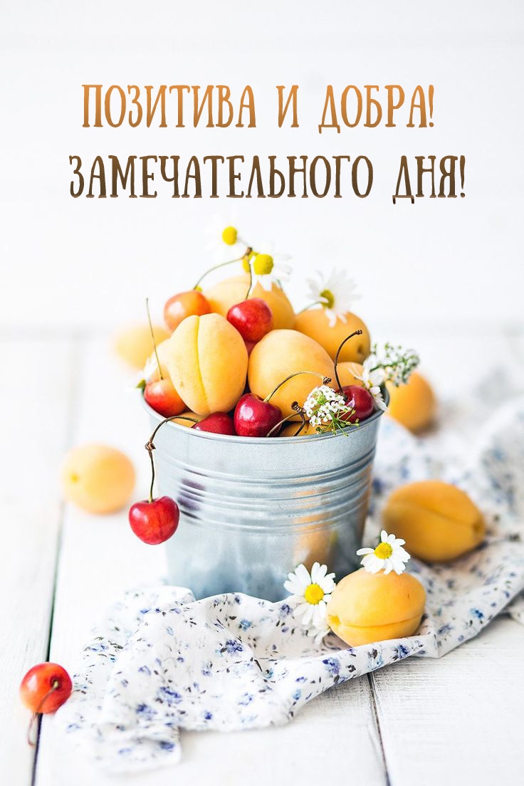 Позитива и добра! Замечательного дня!