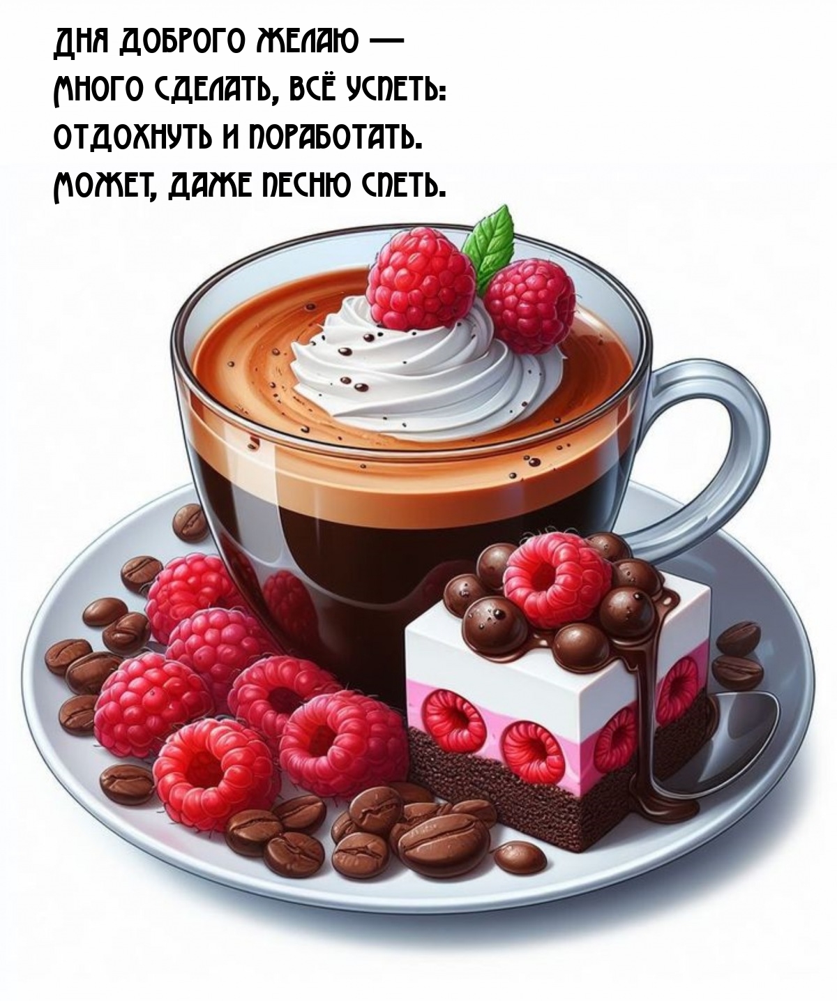 Дня доброго желаю — много сделать, всё успеть