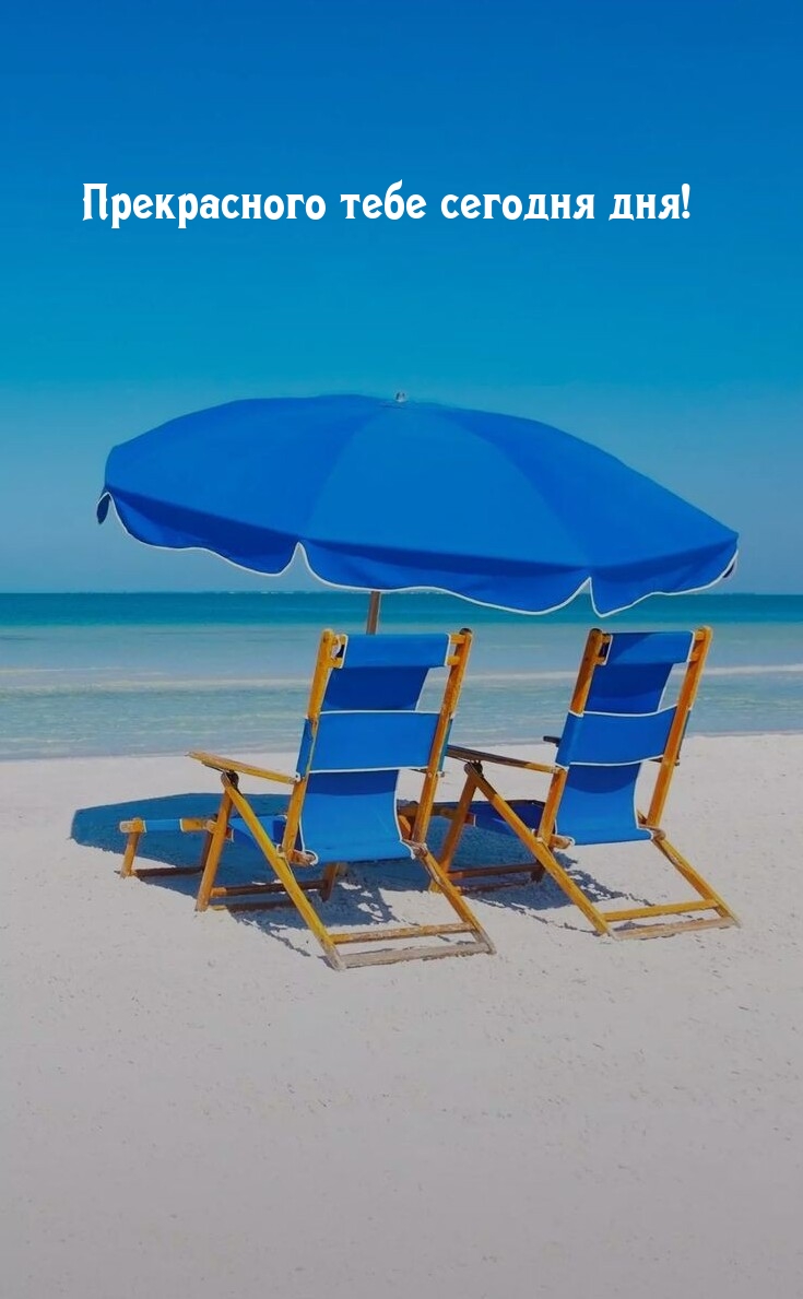 Прекрасного тебе сегодня дня!
