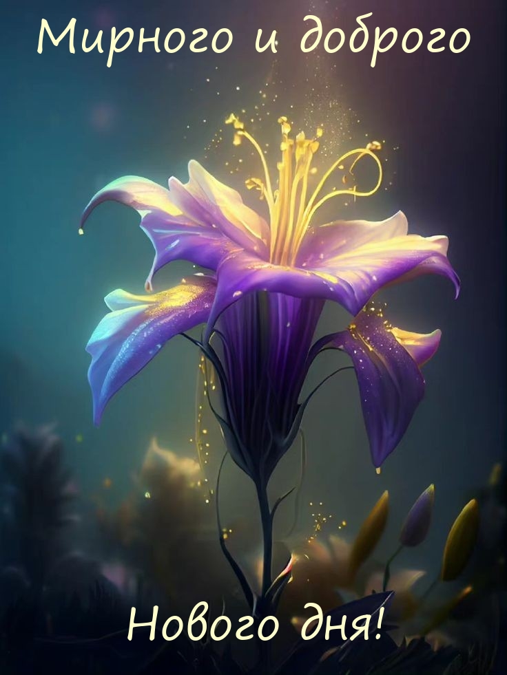 Мирного и доброго нового дня!