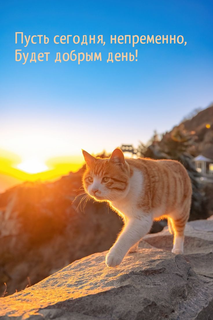 Пусть сегодня, непременно, будет добрым день!