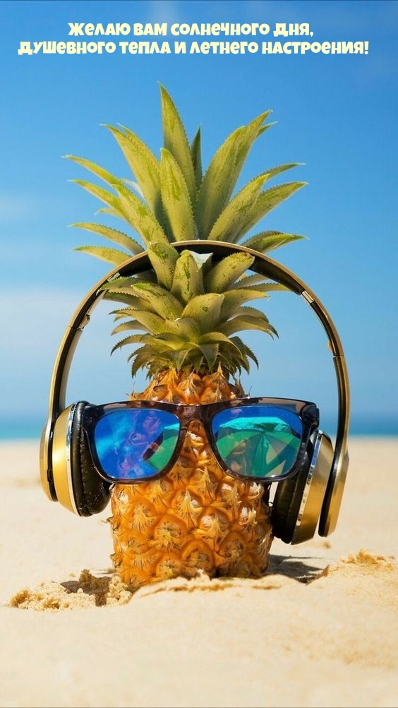 Желаю Вам солнечного дня, душевного тепла и летнего настроения!