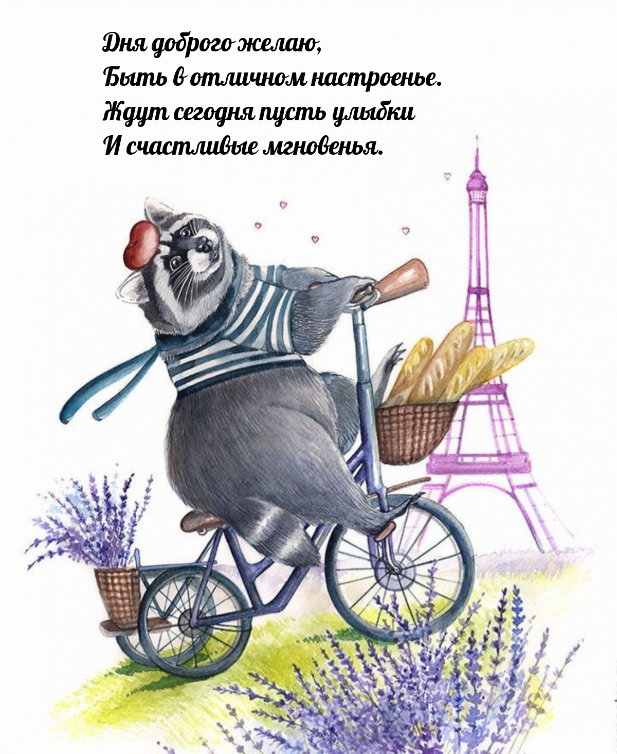 Дня доброго желаю, быть в отличном настроенье.