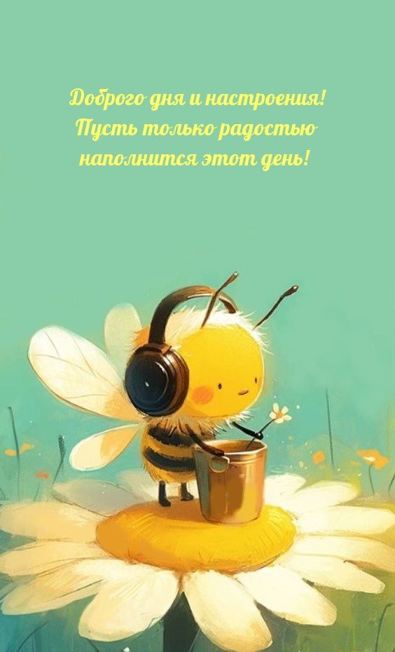 Доброго дня и настроения! Пусть только радостью наполнится день!