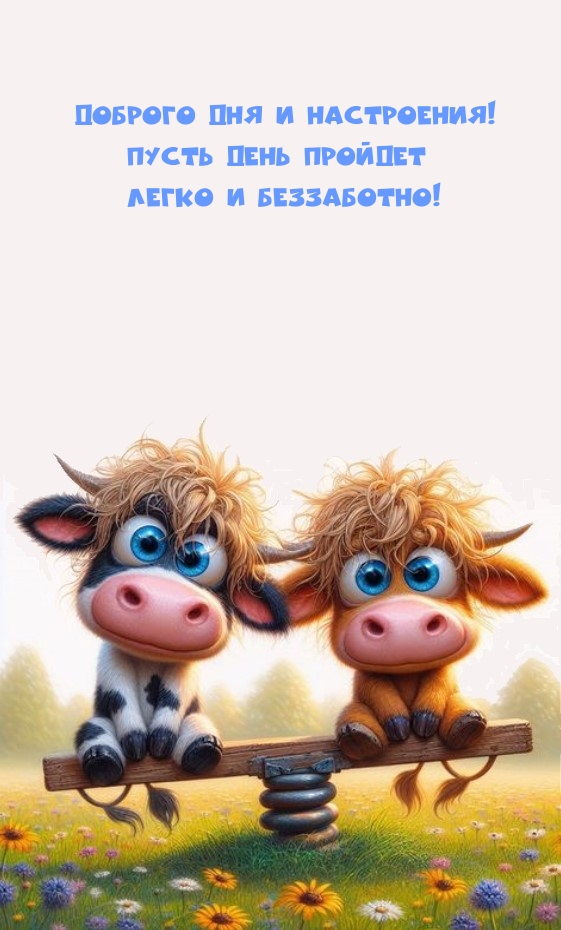 Доброго дня и настроения! Пусть день пройдет легко и беззаботно! 