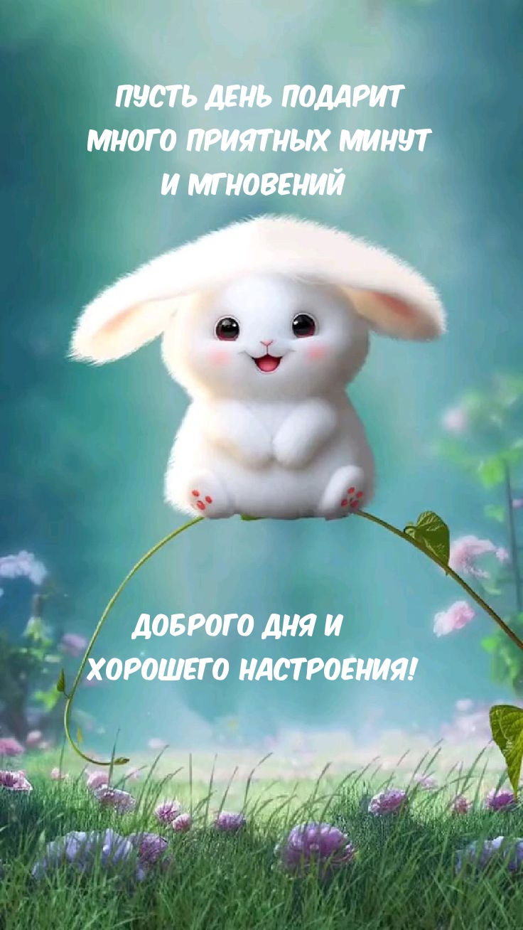 Пусть день подарит много приятных минут и мгновений