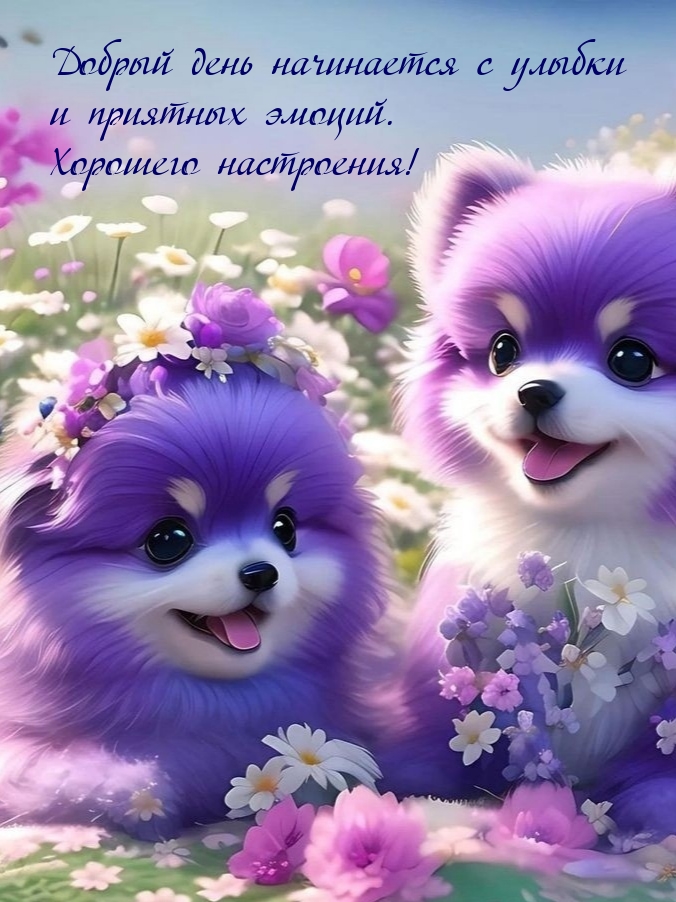 Добрый день начинается с улыбки и приятных эмоций. 