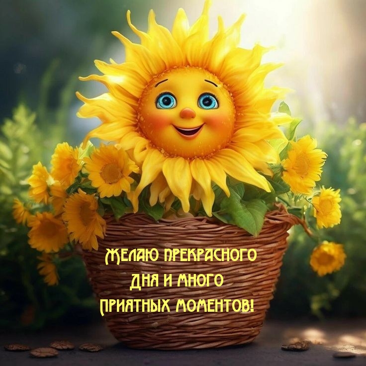 Желаю прекрасного дня и много приятных моментов!