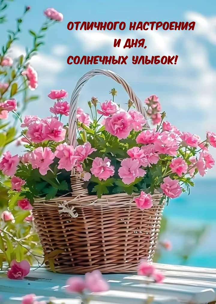 Отличного настроения и дня, солнечных улыбок!