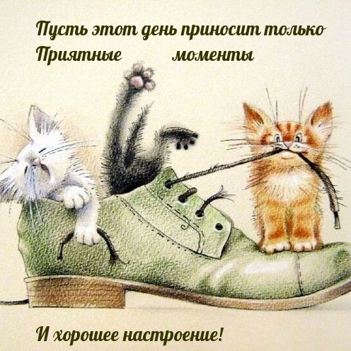 Пусть этот день приносит только приятные моменты
