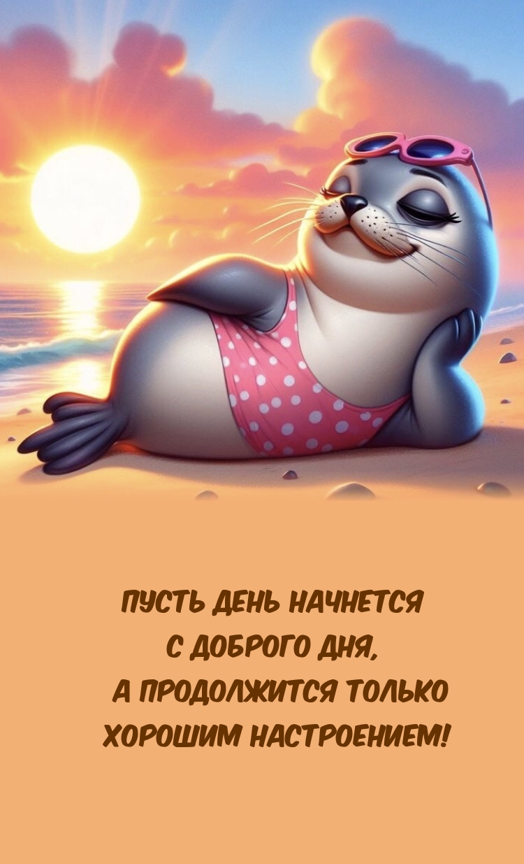 Пусть день продолжится только хорошим настроением!