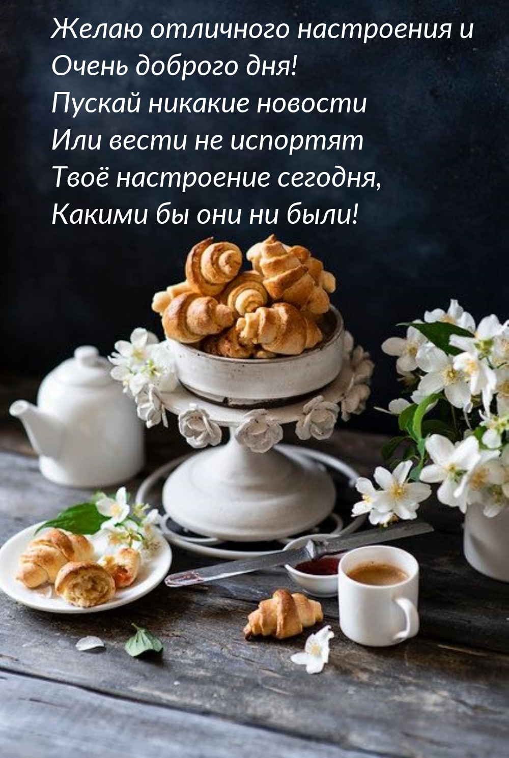 Желаю отличного настроения и очень доброго дня! 