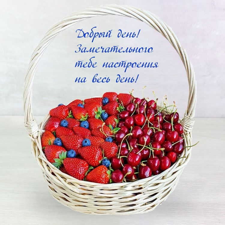 Добрый день! Замечательного тебе настроения на весь день!