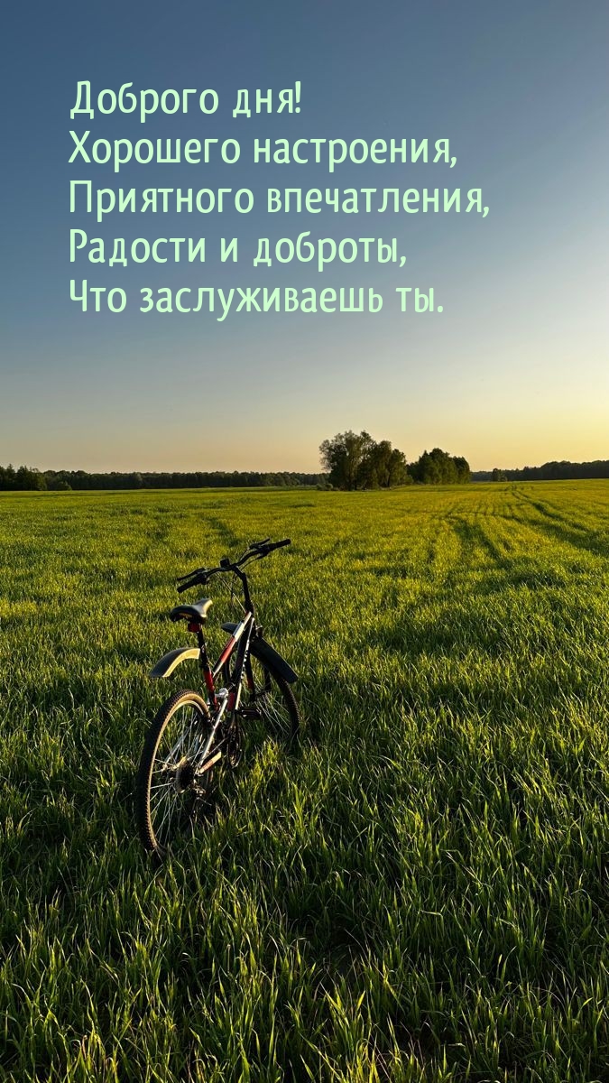 Доброго дня! Хорошего настроения, приятного впечатления