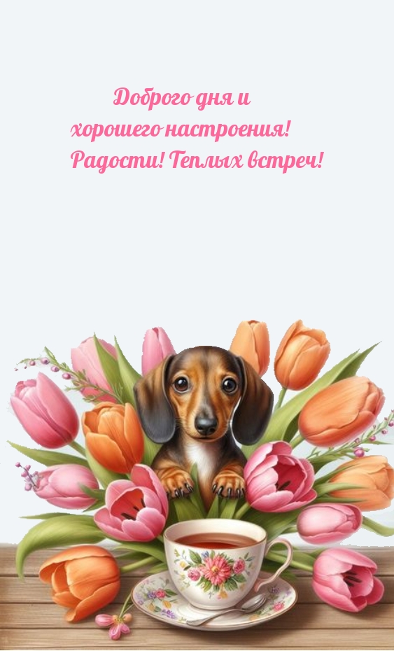 Доброго дня и хорошего настроения! Радости! Теплых встреч!