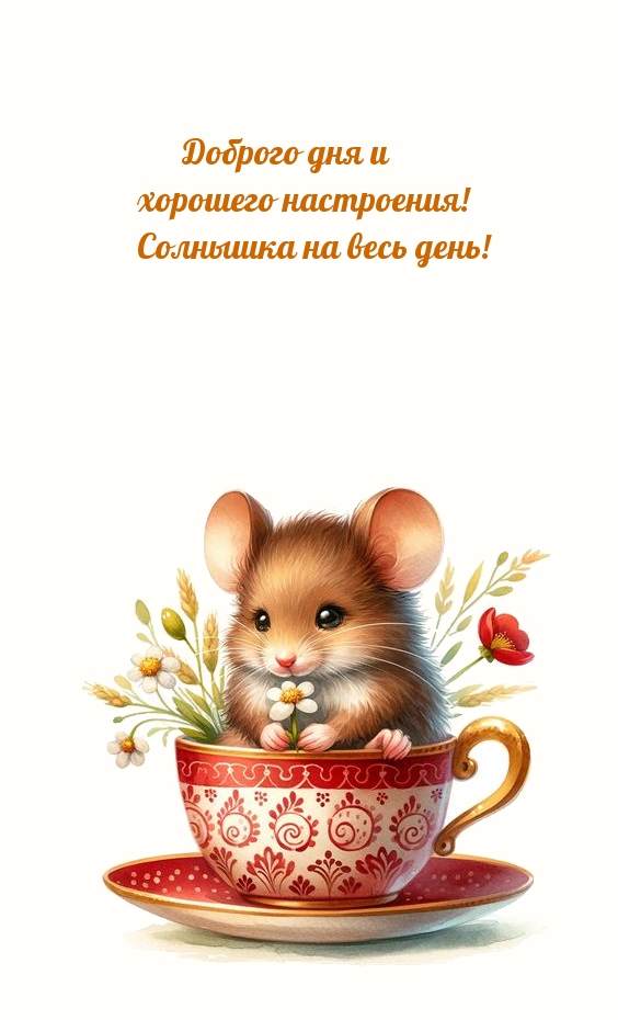 Доброго дня и хорошего настроения! Солнышка на весь день!