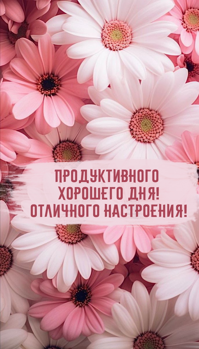 Продуктивного хорошего дня! Отличного настроения!