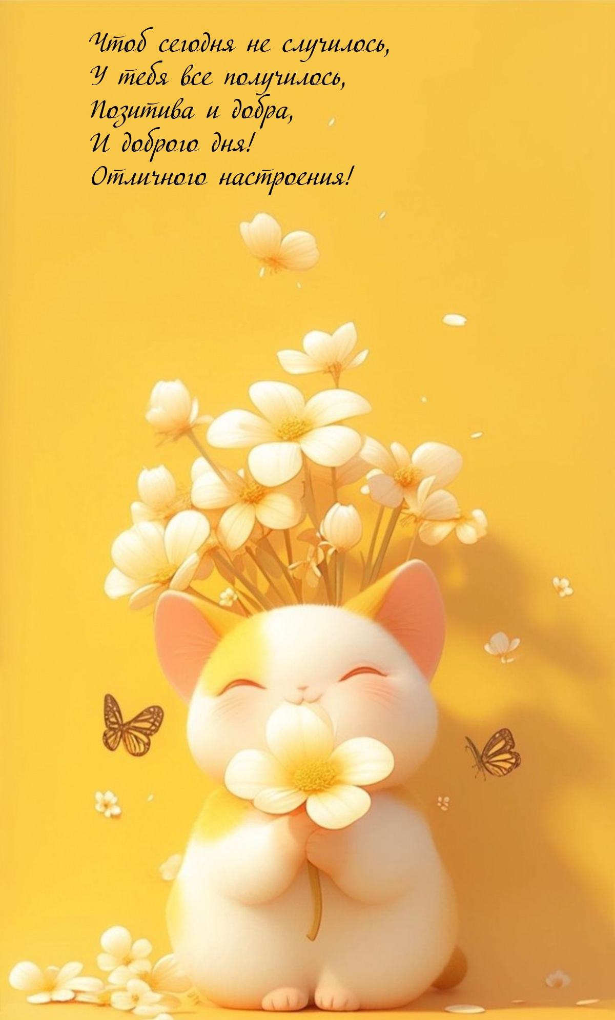 Позитива и добра, и доброго дня! Отличного настроения!