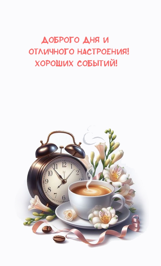 Доброго дня и отличного настроения! Хороших событий!