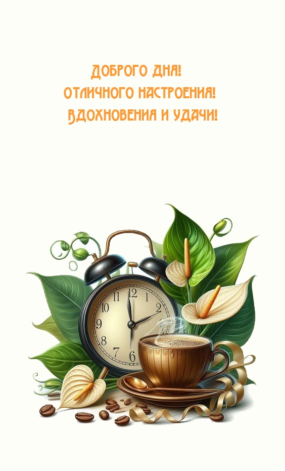 Доброго дня! Отличного настроения! Вдохновения и удачи!