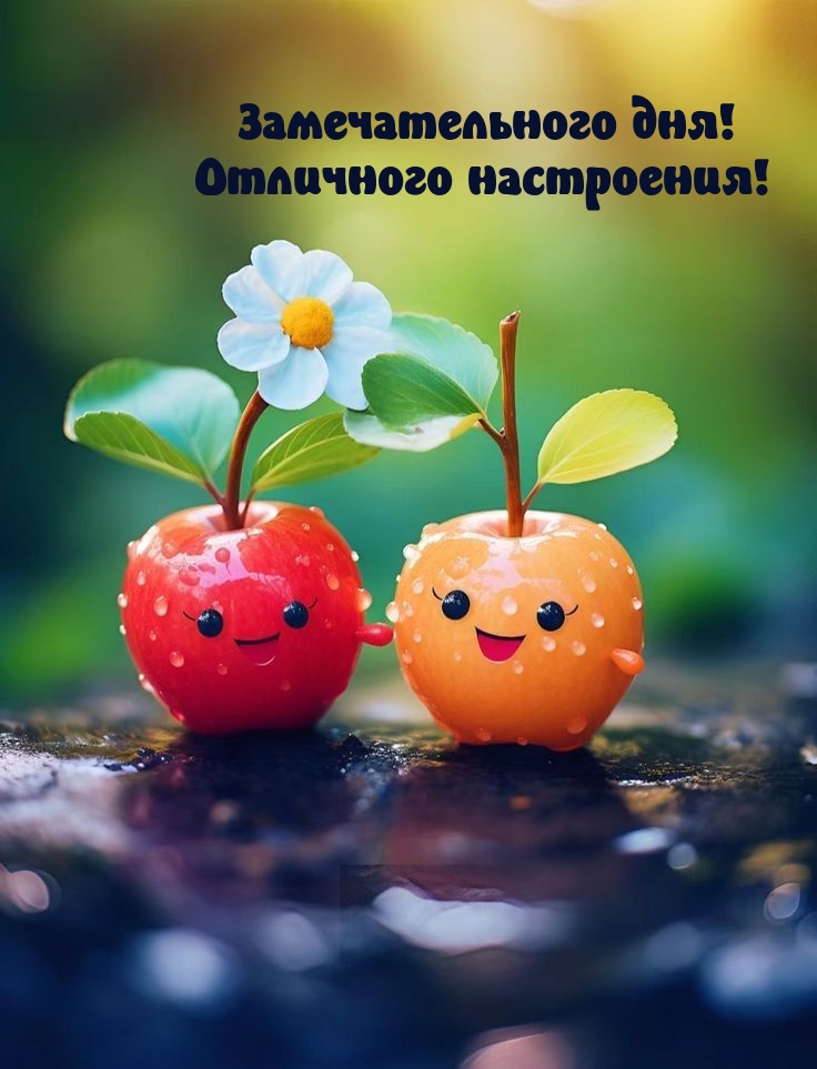 Замечательного дня! Отличного настроения!