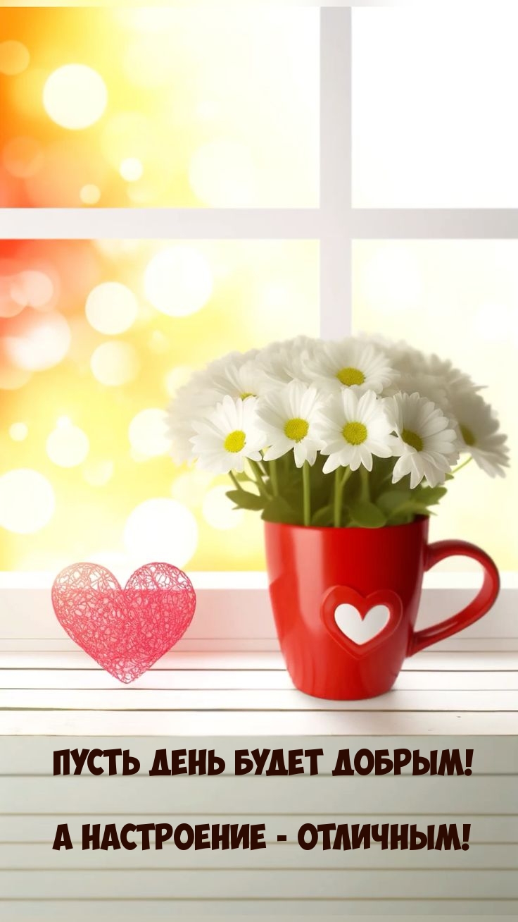 Пусть день будет добрым! А настроение - отличным!