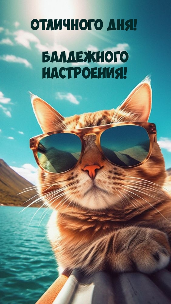 Отличного дня! Балдежного настроения!