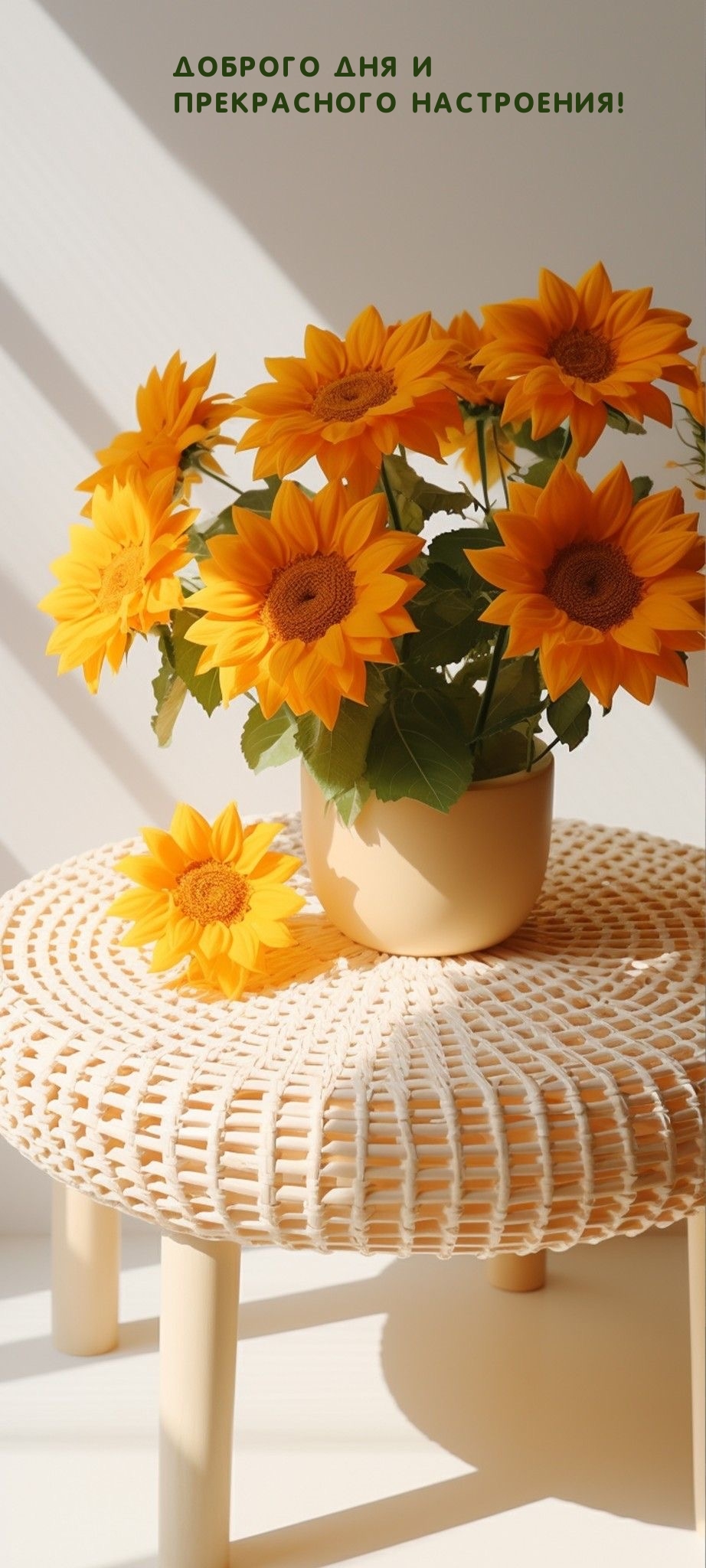 Доброго дня и прекрасного настроения!