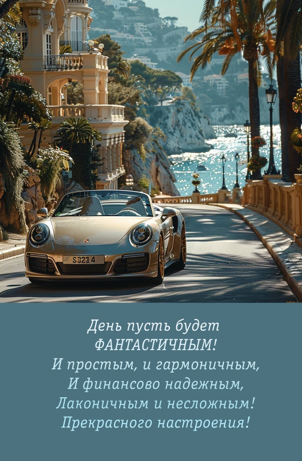 День пусть будет фантастичным! И простым, и гармоничным