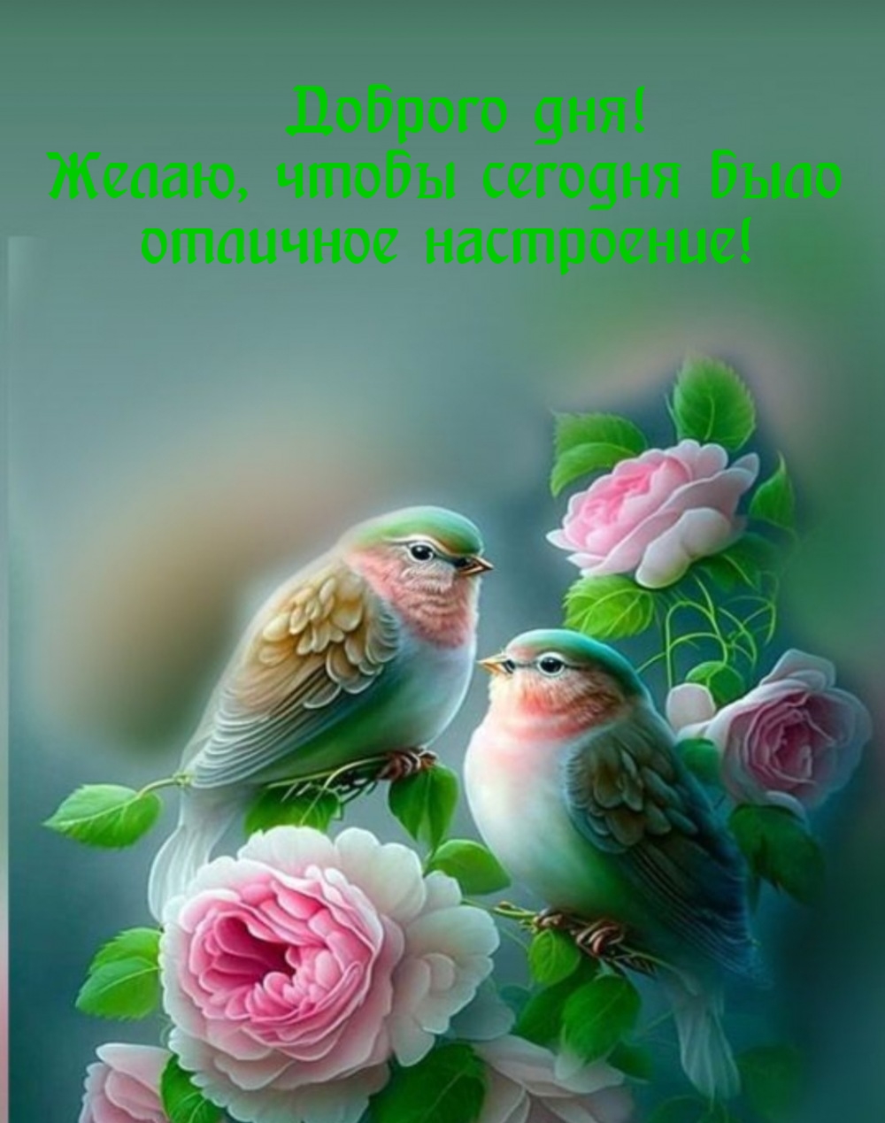 Доброго дня! Желаю, чтобы сегодня было отличное настроение!