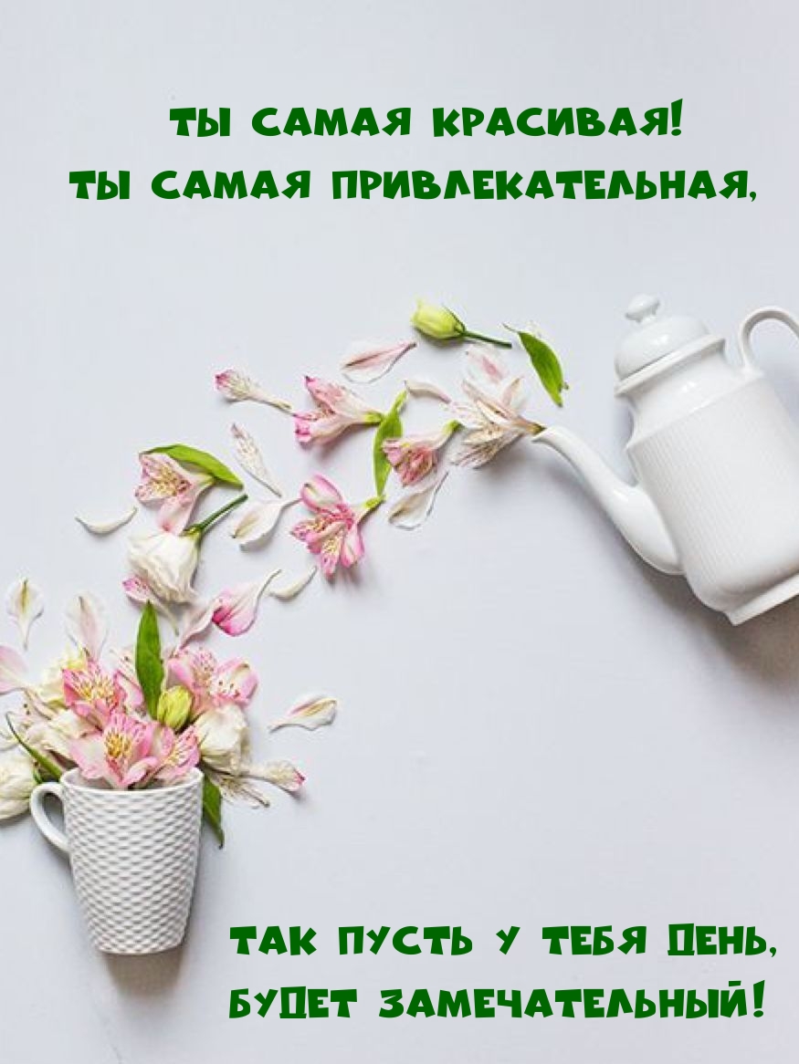 Так пусть у тебя день, будет замечательный!