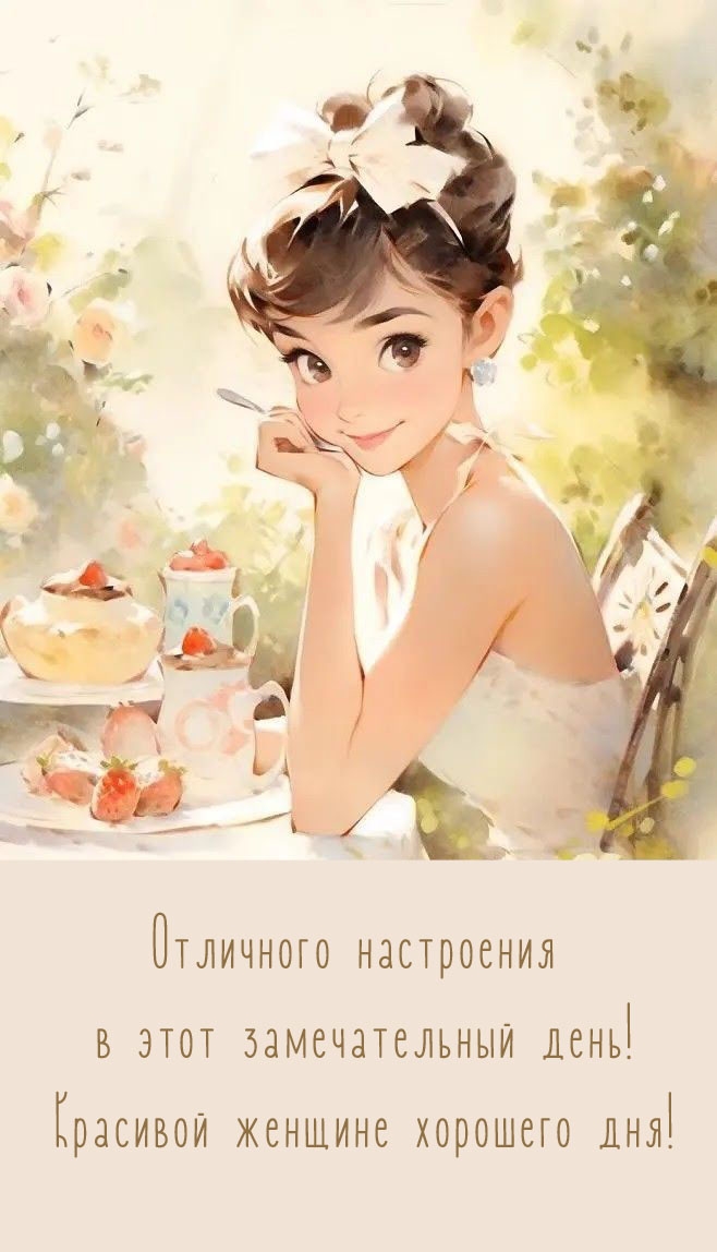 Отличного настроения в этот замечательный день!