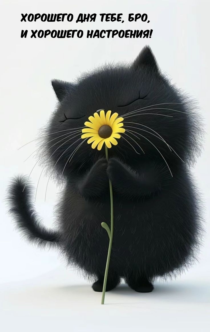 Хорошего дня тебе, бро, и хорошего настроения!